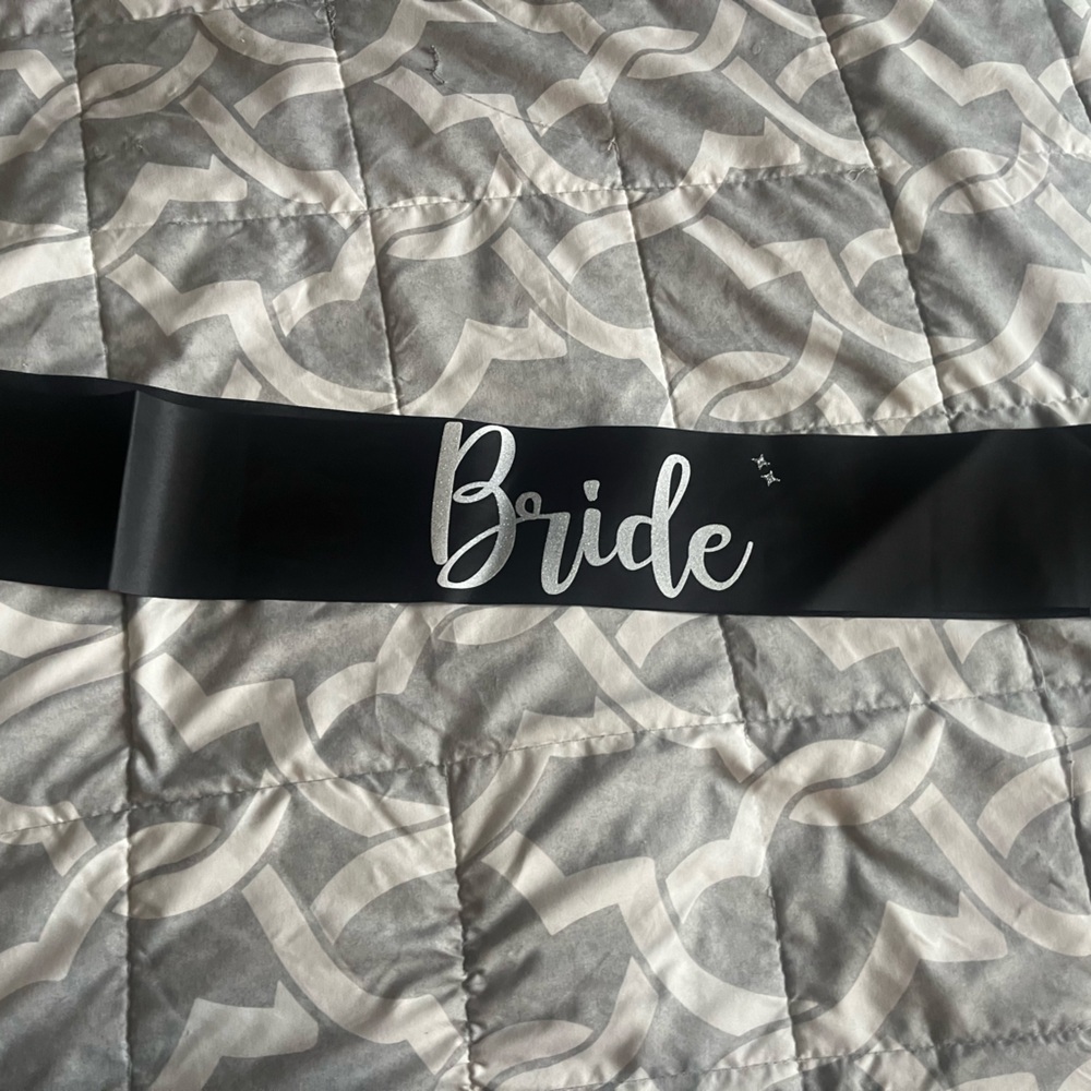 Bride Sash